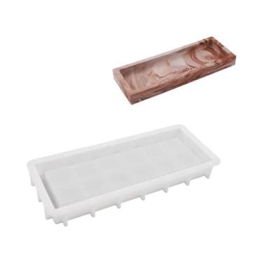 Imagem de Molde De Silicone Retangular Para Bandeja De Armazenamento DIY, Para F