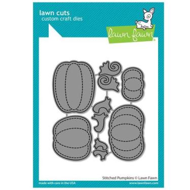 Imagem de Matrizes de Corte Lawn Fawn LF3245 Conjunto Abóboras Costuradas