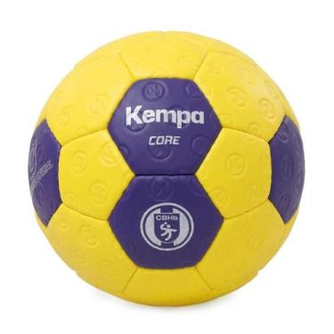 Imagem de Bola Handebol Kempa Core Amarela e Azul Tamanho:T2, T2