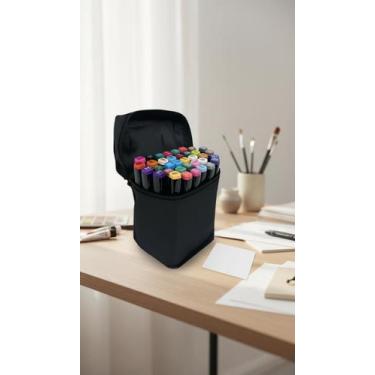 Imagem de Kit Canetas Marcador Ponta Dupla Artístico 30 Cores - Congratulations 