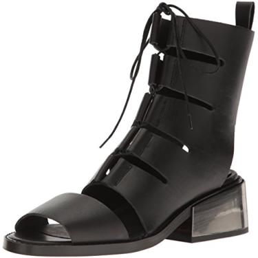 Imagem de Shellys London Sandália gladiadora feminina Crozet, Preto, 7.5