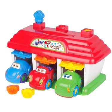 Imagem de Brinquedo didático baby garagem com carrinhos - big star