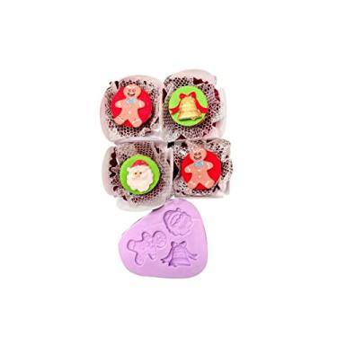 Imagem de Confeitaria dos moldes, F883 MOLDE DE SILICONE NATAL CONFEITARIA ARTESANATO