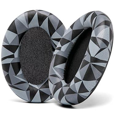Imagem de WC Wicked Cushions Earpads de substituição extra espessa compatíveis com fones de ouvido Sony WH -1000XM3 - GEO GREY