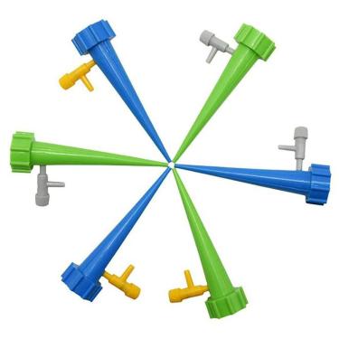 Imagem de Kit Com 12 Gotejador Irrigador Acoplável Garrafa Pet Plantas