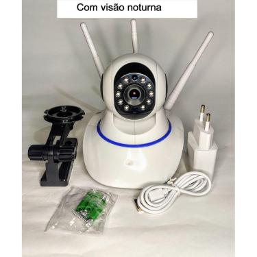 Imagem de Camera De Segurança Roboip 3 Antenas Wifi 720P Visão Noturna