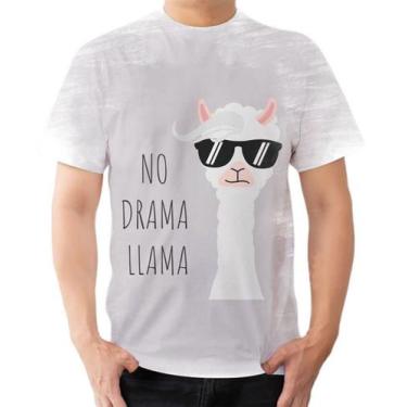 Imagem de Camisa Camiseta Personalizada Animal Lhama Estilosa 6 - Estilo Kraken