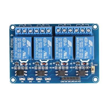 Imagem de Módulo de relé JBtek 4 canais DC 5V para Arduino Raspberry Pi DSP AVR PIC ARM