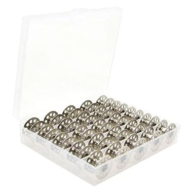 Imagem de Kit Com 25 Bobinas Carretilha Alta De Metal + Estojo Brinde