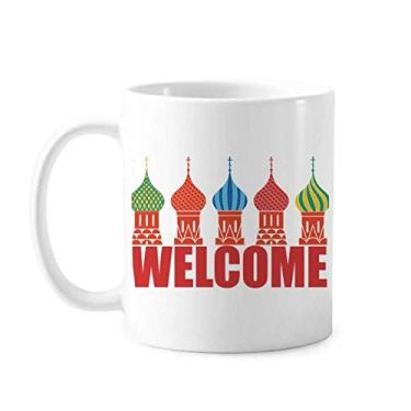 Imagem de Caneca Buiding Welcome To Russia Cathedral Cerâmica Café Porcelana Utensílios de Mesa