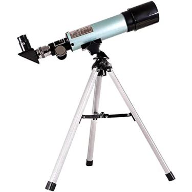 Imagem de Telescópio para crianças de 15 a 21 anos Refrator Telescópio Astronômico com Finder Scope Tripé para observação de estrelas Double the comfort