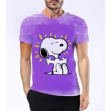 Imagem de Camisa Camiseta Snoopy Cachorro Charlie Peanuts Beagle 9 - Estilo Krak