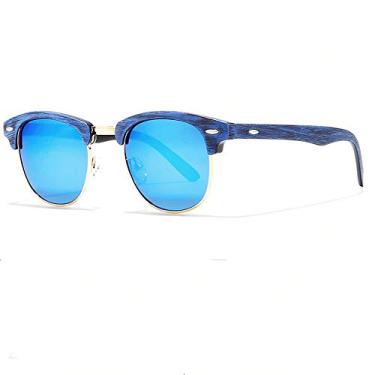 Imagem de Óculos De Sol Kdeam Estilo Madeira Com Proteção Uv400 Anti- Reflexo KD259 (C5)
