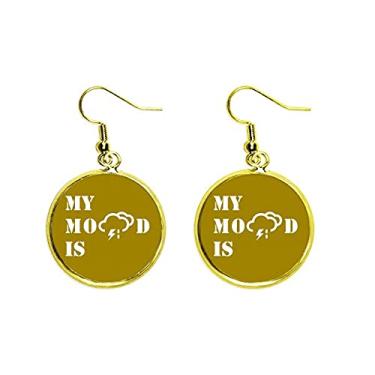 Imagem de Brincos de gota dourada para presente Art Deco, moderno, brincos pendentes, brincos femininos