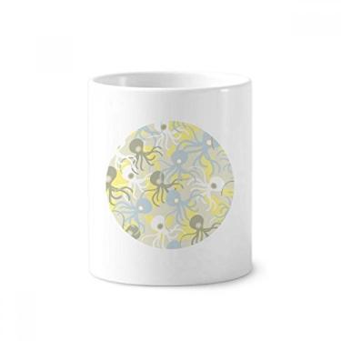 Imagem de Ilustration Animals Lovely Polvo Escova de Dentes Caneca, Suporte de Cerâmica