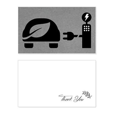 Imagem de Estação de carregamento automática, veículos de energia, protegem o meio ambiente, cartão de agradecimento, aniversário, agradecimento de casamento