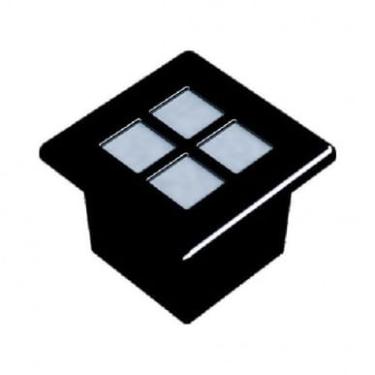 Imagem de Arandela Embutir Com Grade Preta Ref. 6700 - Germany