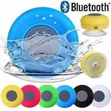 Imagem de Mini Caixinha Som Bluetooth Portátil Prova De Água Ventosa - Cor Rosa