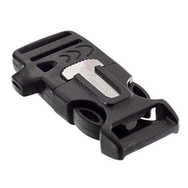 Imagem de Fivelas de apito PARACORD PLANET de 1,9 cm em pacotes de 5, 10, 20, 25, 50 e 100, Preto, 5 Pack