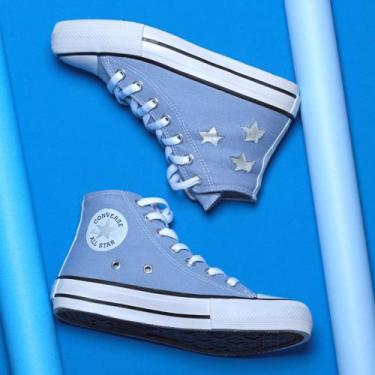 Tênis Converse All Star Cano Alto Infantil - Bege - Botinha - Rock