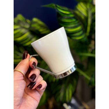 Imagem de Xícara Aromateca Branca P/ Cappuccino Bormioli Rocco 230ml