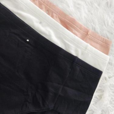 Imagem de Kit 3 calcinhas larga de algodão 1206 - Amoo Lut, Multicolorido, GG