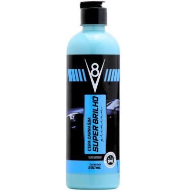 Imagem de Cera Líquida para Carros Super Brilho Premium Carnauba Autos V8 500ml