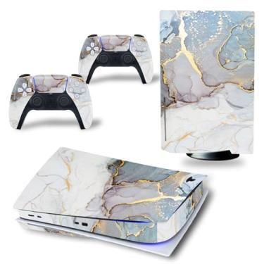 Imagem de Skin Sticker Vinyl Decal Cover Wrap for PS5 Disc Edition Console and Controller