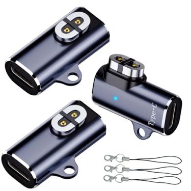 Imagem de sweguard Adaptador De Carregador Fone Ouvido Shokz, Pacote Com 3, Conversor Usb-C Para Carregamento Magnético, Compatível Aftershokz Aeropex, Openrun Pro/Air/Mini, Opencomm 2/Uc