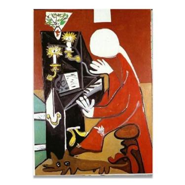 Imagem de The Piano Diego Rivera Murals – Arte de realismo socialista mexicano, muralista do século 72, coleção clássica do museu de Nova York para decoração de casa 80 x 112 cm