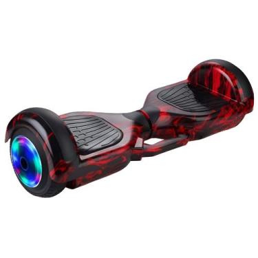 Imagem de Hoverboard Skate Elétrico 6.5 Led Bluetooth - HYE, Vermelho
