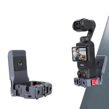 Imagem de Acessórios de adaptador de expansão, suporte magnético para DJI Osmo Pocket 3, gaiola de metal com interface de câmera de ação, painel magnético, sapata fria, orifício de parafuso de 1/10.2 cm