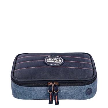 Imagem de Estojo Pual Frank em Jeans com Divisória - INMETRO - Sestini