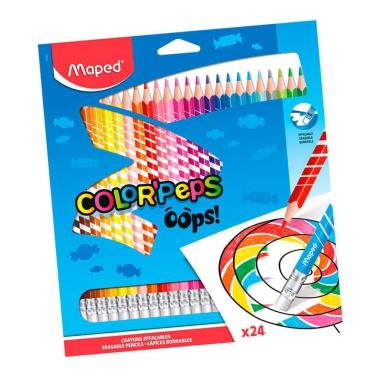 Imagem de Lápis De Cor Color Peps Apagável 24 Cores