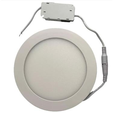 Imagem de Plafon Painel de LED Redondo  17cm Bivolt 12W 3000k