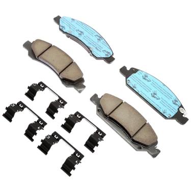 Imagem de ACDelco Kit de pastilhas de freio a disco frontal de cerâmica profissional 17D1367ACHF1