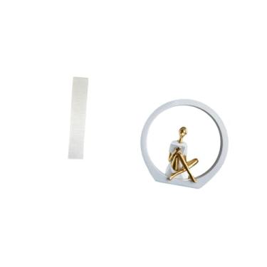 Imagem de Fenteer Abajur para Sala de Estar com Estatueta de, Estátua Feminina, Centro de Mesa, Quarto, Leitores, Presente, Estante, Escultura Abstrata de Fazend