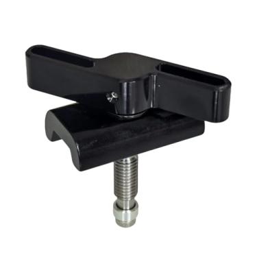 Imagem de KiBcsLic Braçadeira de dobradiça para bicicleta dobrável, acessório para bicicleta, fixação estável, peças de reparo robustas, encaixe perfeito, compacta e de, Preto