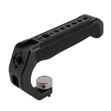 Imagem de KIMISS Estabilização de Vídeo de Silicone Com Alça Superior da Gaiola da Câmera Com Furos de Parafuso de 1/4 3/8 Polegadas Suporte de Sapata Fria para Videografia Profissional DSLR