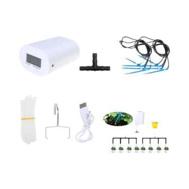 Imagem de Sistema De Irrigação Automática Por Gotejamento Com Bomba De Água Para