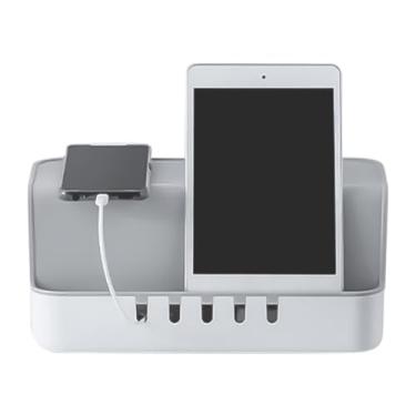 Imagem de Caixa de Organização para Cabos | Recipiente Para Organização De Cordões,De Armazenamento De Cabos,Para Casa Escritório Cozinha Sala Tv Computador