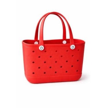 Imagem de Bolsa tote grande em eva impermeável domum vermelha - 330208 - 46x21,5