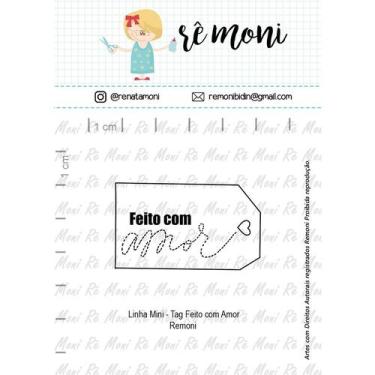 Imagem de Carimbo Mini Tag Feito com Amor Cod 41000033 - 01 Unidade - Lilipop Ca