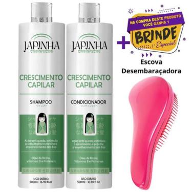 Imagem de Kit Japinha Crescimento Shampoo e Condicionador 500ml Original!