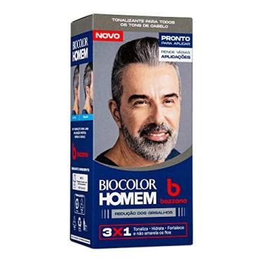 Imagem de Biocolor Homem Tonalizante De Cabelo Masculino Bozzano Redução Dos Grisalhos