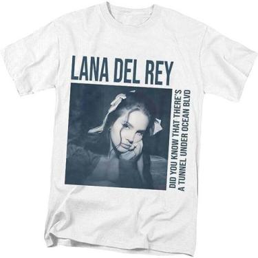Imagem de Camiseta Unissex Algodão Lana Del Rey Style - loja dinka, M