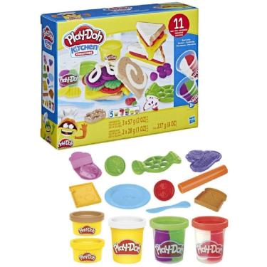 Imagem de Massa de Modelar Playdoh Sanduíches Coloridos - Hasbro