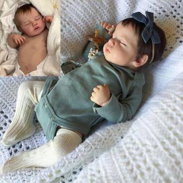 Imagem de Boneca Renascida NPK Loulou Menina recém-nascida 48 cm com 1 kg