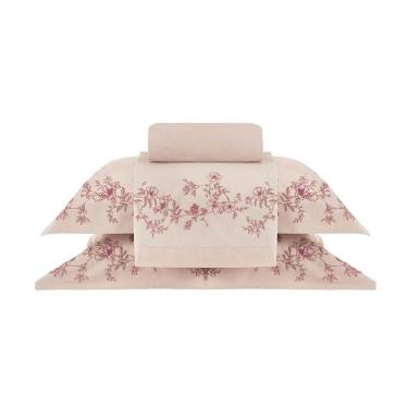 Imagem de Jogo de Cama Olga Gran Percalle 200 Fios - Queen - 4 Peças - Buddemeyer