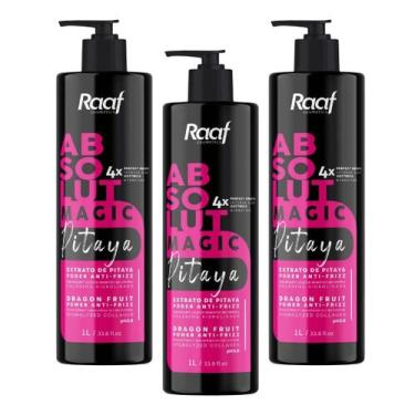 Imagem de Kit 3 Progressivas Raaf Absolut Magic Pitaya Liso Intenso - RAAF COSME